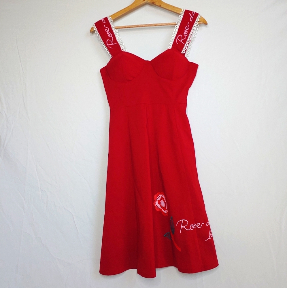 Les petites mains garnet/ maroon dress